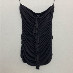 🛍Express gray tube top-M